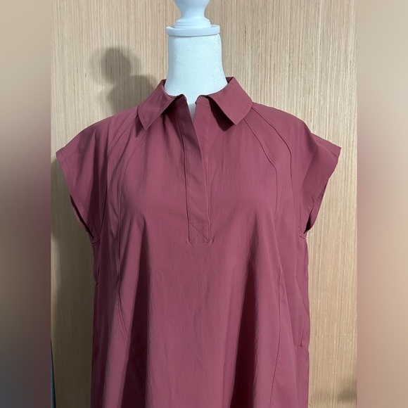 ATHLETA Performance Poplin Dress, Size Small (v) - Picture 3 of 10